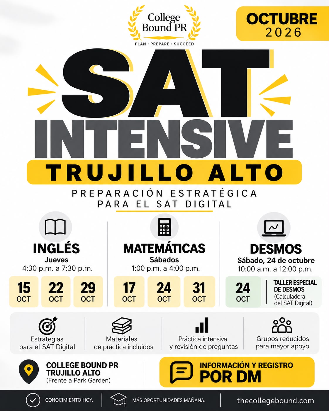 Repaso SAT Digital Trujillo Alto | College Bound PR