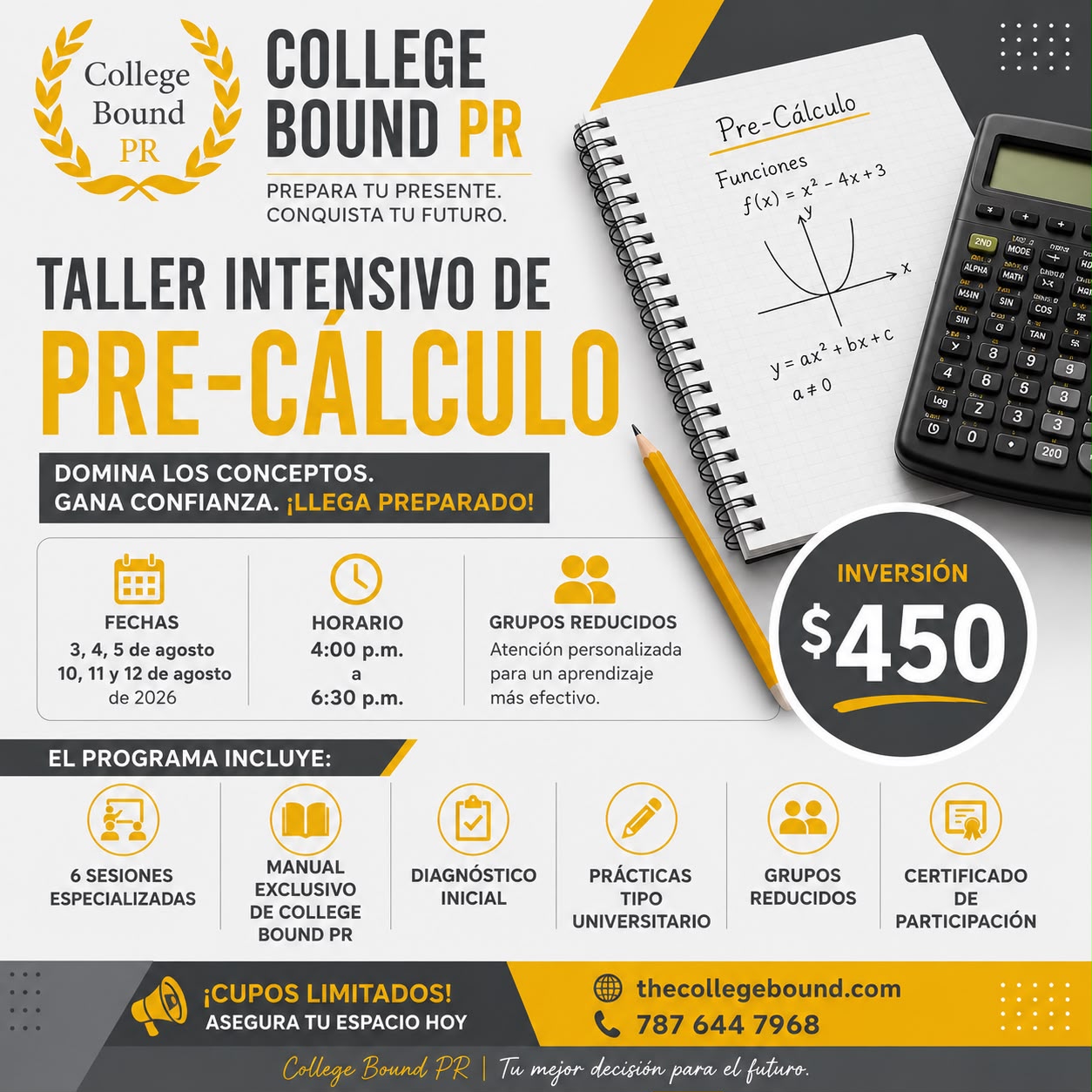 Taller Intensivo de Pre-Cálculo