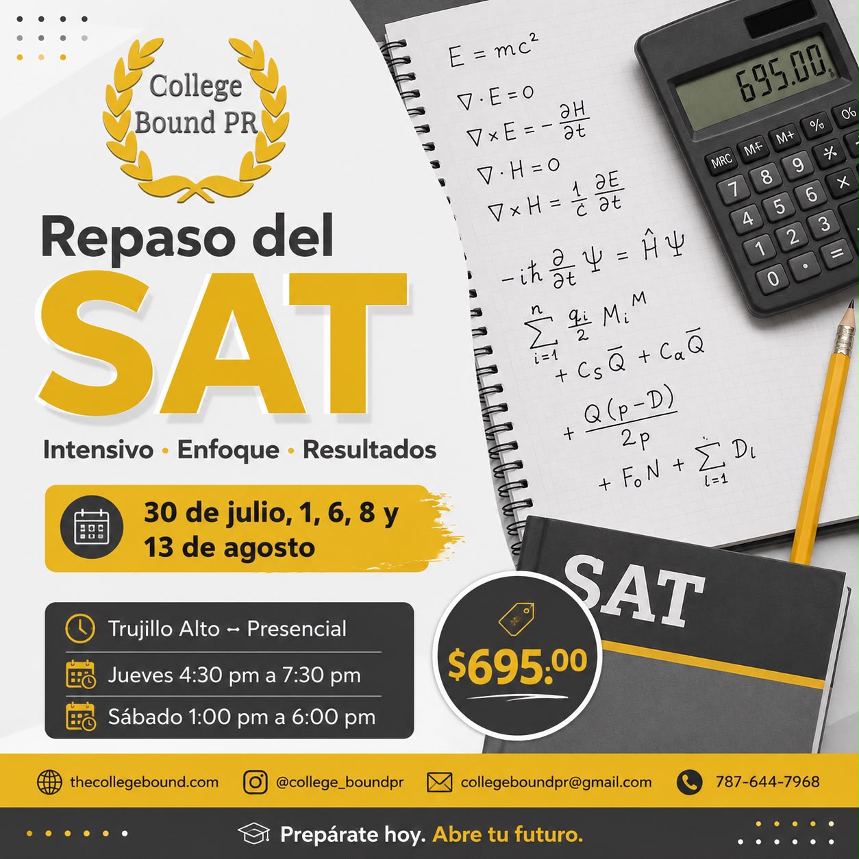 Repaso Intensivo del SAT 2026
