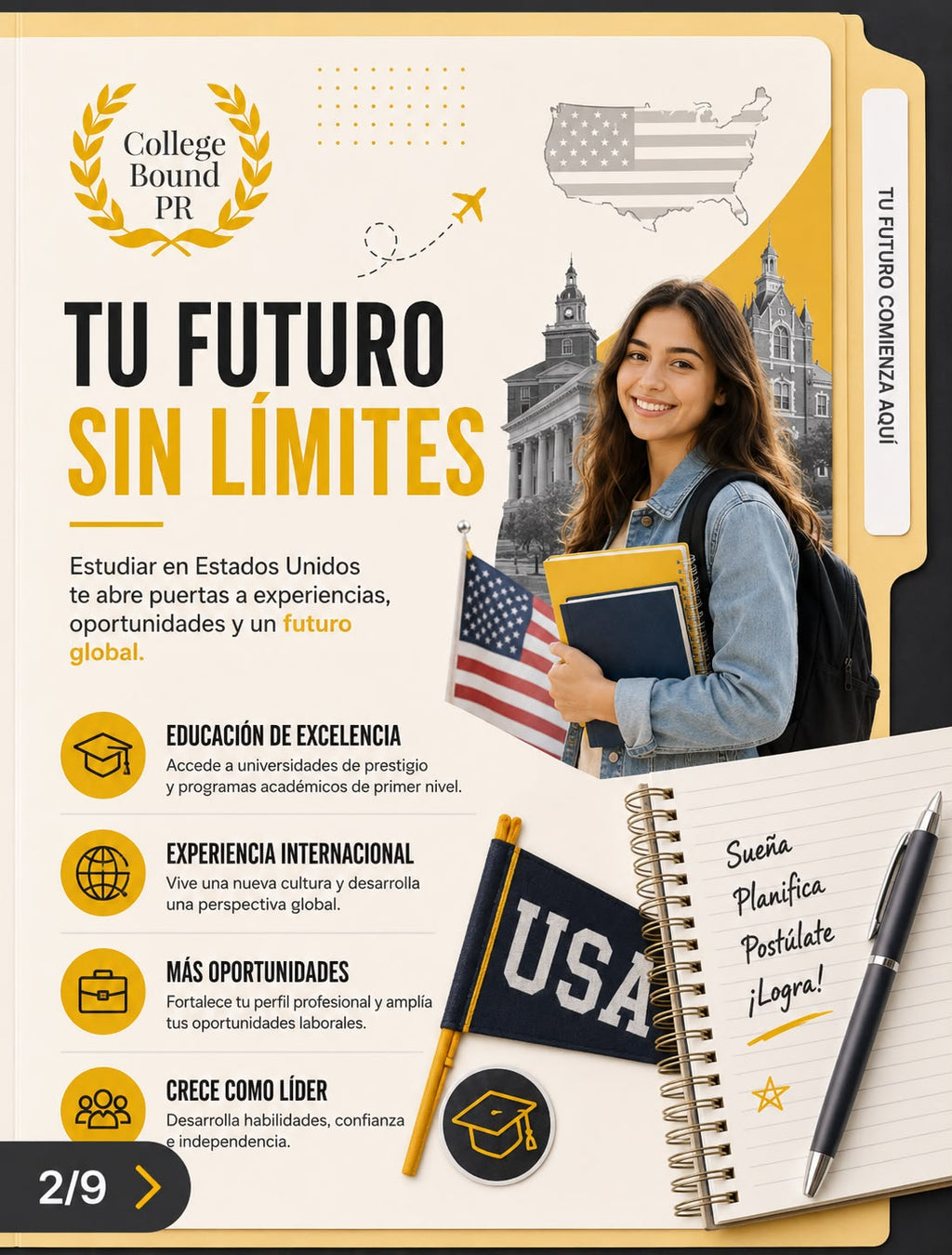 Sueñas con estudiar en Estados Unidos?